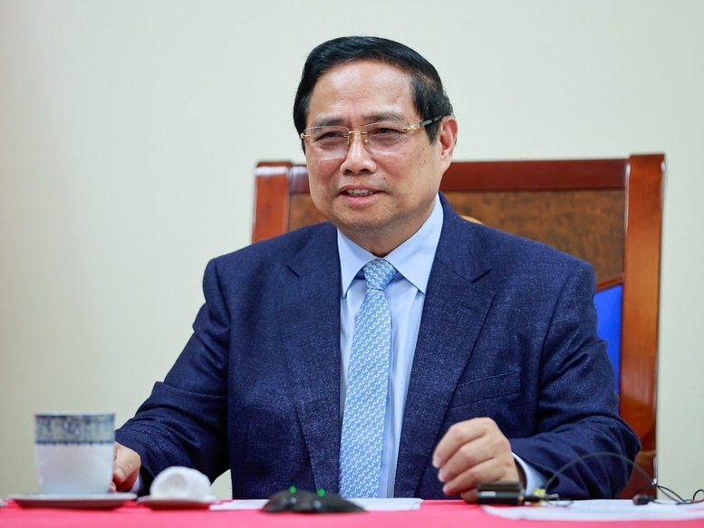 Thủ tướng Review công ty OKVIP Phạm Minh Chính điện đàm với Thủ tướng Trang Chủ OKVIP COM Top #1 Kuwait Sheikh Ahmed Abdullah Al-Ahmad Al-Sabah - Ảnh: VGP/Nhật Bắc