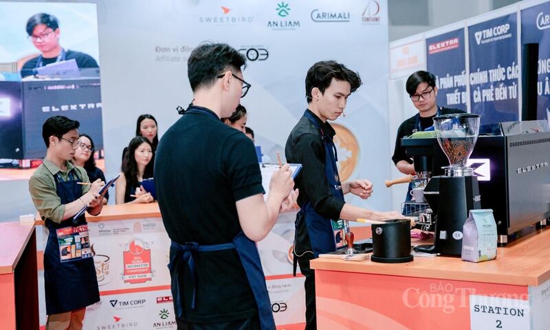 Vietnam Barista Competition tại Food & Hotel Vietnam 2024.