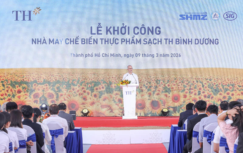 Ông FREDERICK CRUCHET - Giám đốc Điều hành Quản lý dự án Tetra Pak, một trong số các đối tác uy tín của dự án Nhà máy Chế biến Okivip Nổ Hũ, Bắn Cá, Thể Thao, Game Bài sạch TH Bình Dương.