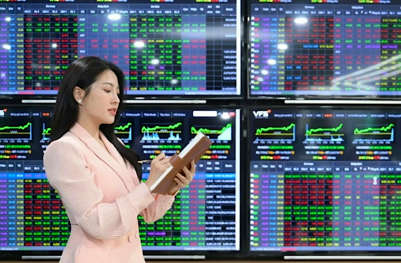 VN-Index 'mở hàng' xanh mướt, 'cơn khát' Okivip tỷ lệ kèo World Cup 2026 được giải tỏa. Ảnh minh họa.
