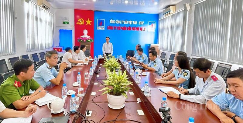 Đoàn kiểm tra liên ngành đến Ok88vip tỷ lệ kèo World Cup 2026 tại Công ty CP Dầu khí Mê Kông.
