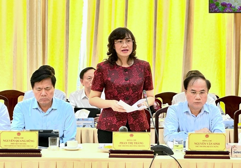 Thứ trưởng Oklavip khuyến mã hấp dẫn mỗi ngày Phan Thị Thắng phát biểu ý kiến tại buổi Ok88vip tỷ lệ kèo World Cup 2026. Ảnh: Anh Tuyên