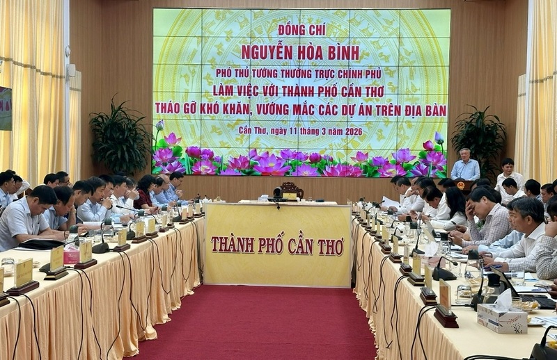 Buổi Ok88vip tỷ lệ kèo World Cup 2026 tháo gỡ khó khăn, vướng mắc. Ảnh: Anh Tuyên