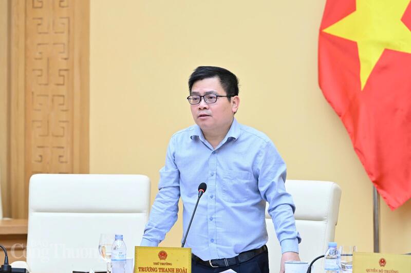 Thứ trưởng Trương Thanh Hoài phát biểu tại buổi Ok88vip tỷ lệ kèo World Cup 2026. Ảnh: Cấn Dũng