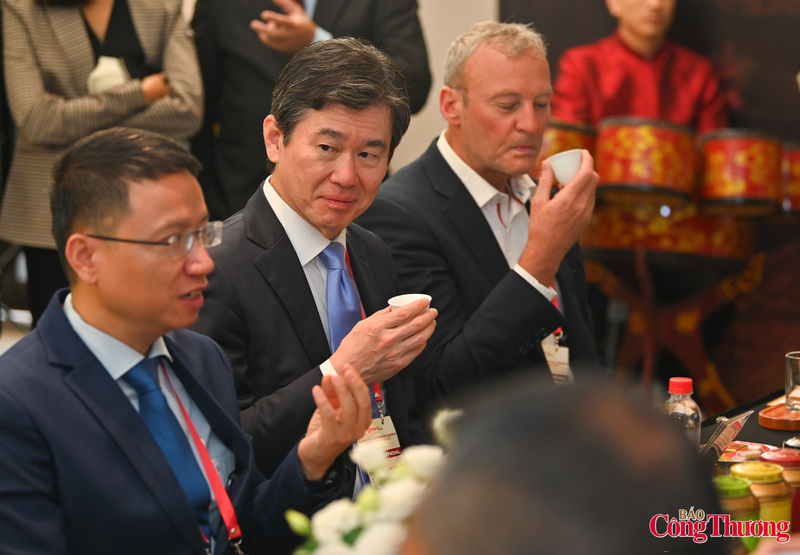 Các đại biểu thẩm trà.
