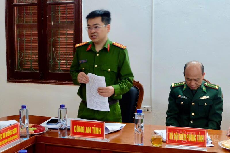 Đại diện Công an tỉnh Điện Biên phát biểu tại Okvip69 Đăng ký cá cược.