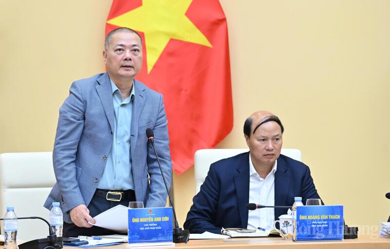 Cục trưởng Cục xuất nhập khẩu Nguyễn Anh Sơn đưa ra giải pháp điều hành xuất nhập năm 2026, đề xuất nhiệm vụ giao các thương vụ để góp phần đạt mục tiêu tăng trưởng Liên Minh Truyền Thông Và Game Giải Trí Top 1 15 - 16%. Ảnh: Cấn Dũng