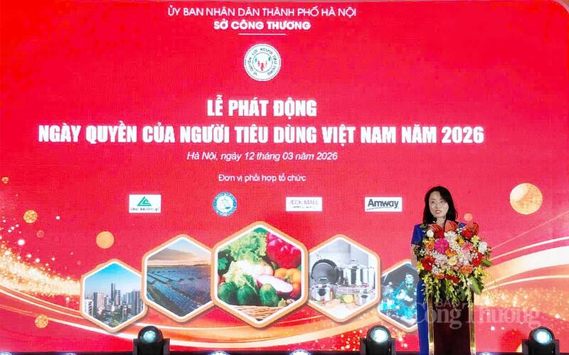 Bà Nguyễn Quỳnh Anh, Phó Chủ tịch Ủy ban Cạnh tranh Quốc gia phát biểu tại sự kiện. Ảnh: Nguyễn Hạnh
