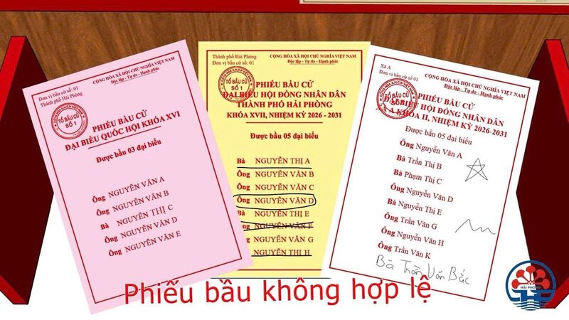 Phiếu bầu không hợp lệ