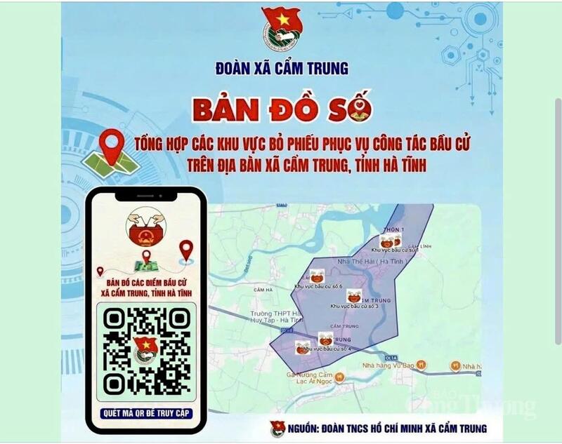 Hệ thống mã QR còn tích hợp bản đồ chỉ đường đến các điểm bỏ phiếu và hướng dẫn quy trình bầu cử đúng luật.