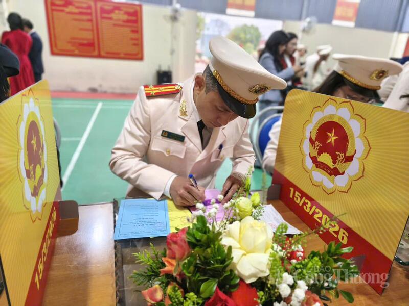 Lá phiếu của niềm tin và kỳ vọng vào những đại biểu sẽ được lựa chọn, đại diện cho tiếng nói của cử tri trong nhiệm kỳ 2026–2031.