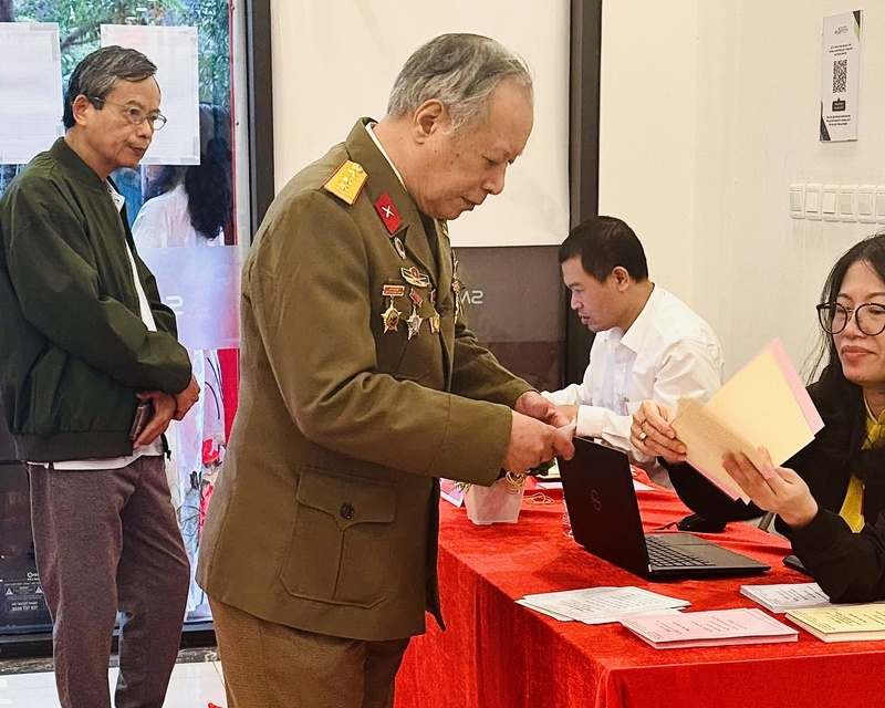 Cử tri phường Tây Mỗ gửi trọn niềm tin vào lá phiếu - 1
