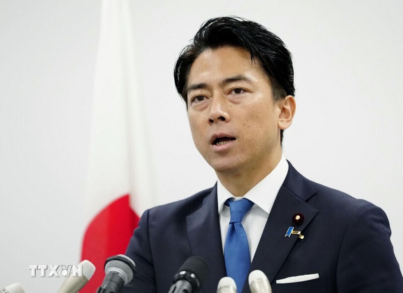 Theo Bộ trưởng Quốc phòng Nhật Bản Shinjiro Koizumi, Tokyo chưa xem xét triển khai tàu chiến tới eo biển Hormuz theo lời kêu gọi của Tổng thống Donald Trump. Ảnh: Kyodo/TTXVN