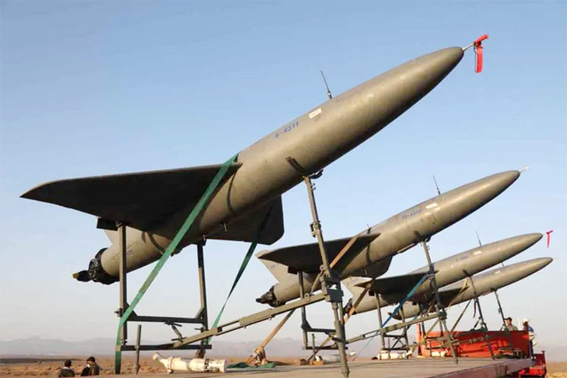 UAV Arash-2 của Iran được thiết kế để tấn công mục tiêu chiến lược từ khoảng cách xa.