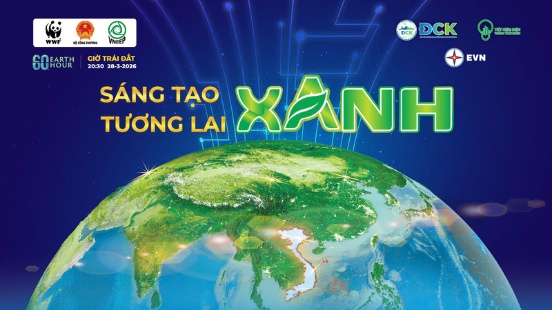 Sự kiện tắt đèn hưởng ứng Chiến dịch Giờ Trái Đất năm 2026 sẽ diễn ra từ 20 giờ 30 đến 21 giờ 30, thứ Bảy ngày 28/3.