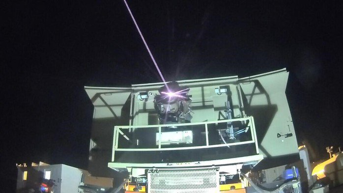 Iron Beam có thể khiến UAV, rocket “bốc hơi” gần như tức thì, với chi phí đánh chặn cực thấp. Ảnh: Rafael
