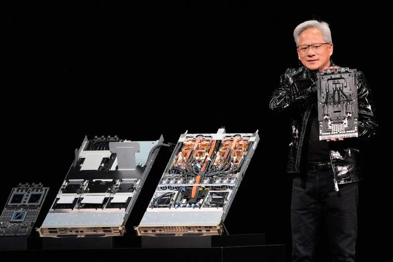 CEO Jensen Huang nhấn mạnh “Bước ngoặt của tính toán suy luận đã đến”.Ảnh: South Morning China Post.
