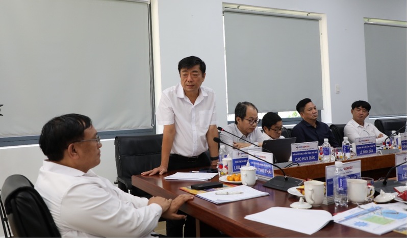 Ông Lưu Ngọc Mai Phi, Chủ tịch HĐQT AVC báo cáo tại buổi Ok88vip tỷ lệ kèo World Cup 2026. Ảnh: Bình An