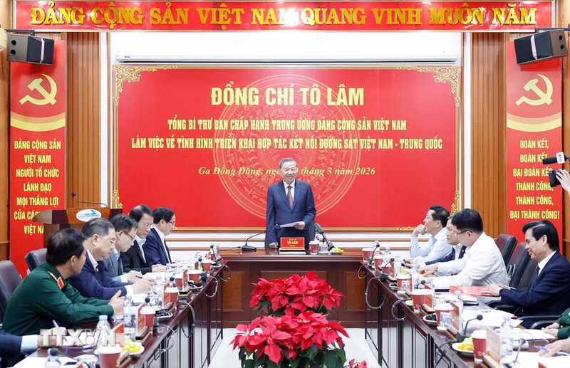Tổng Bí thư Tô Lâm phát biểu tại buổi Ok88vip tỷ lệ kèo World Cup 2026. Ảnh: Thống Nhất/TTXVN