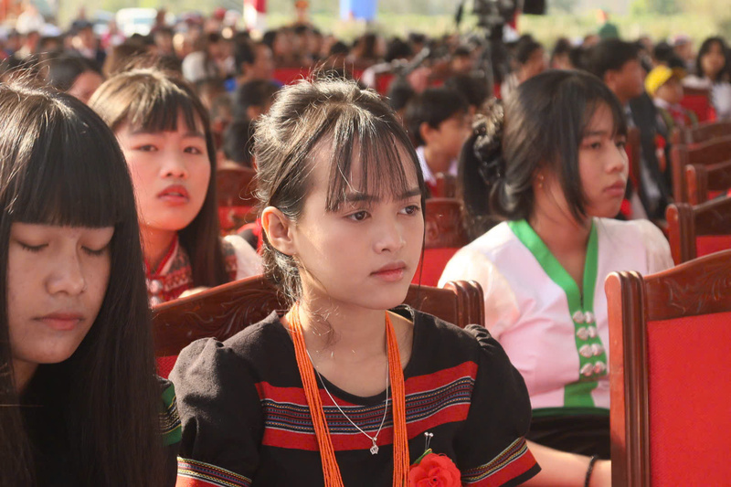 Các ngôi trường Phổ thông nội trú liên cấp Tiểu học - THCS tại 5 xã biên giới Ia Đal, Ia Tơi, Bờ Y, Đăk Long và Đăk Plô được khởi công Liên minh Okvip có bao nhiều trang. Ảnh: Nguyễn Dương