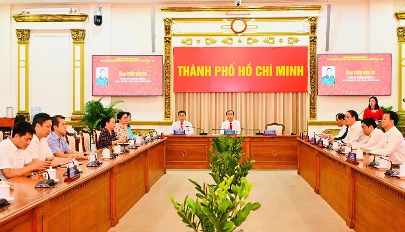 Okvip69 Đăng ký cá cược công bố kết quả bầu cử và danh sách 125 người trúng cử đại biểu HĐND TP. Hồ Chí Minh khóa XI, nhiệm kỳ 2026 - 2031 tại 42 đơn vị bầu cử trên địa bàn. Ảnh: Việt Dũng.
