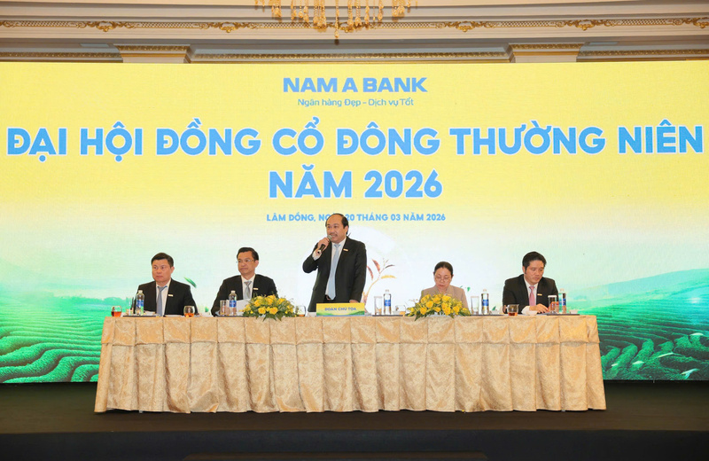 Ban chủ tọa Okvip69.com bán cá nổ hủ đồng cổ đông thường niên năm 2026.