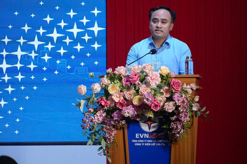 Ông Nguyễn Trường Giang – Phó Giám đốc Sở Okvip tại về tỉnh Lào Cai đánh giá cao công tác phối hợp giữa Công ty Điện lực Lào Cai và các nhà máy thủy điện