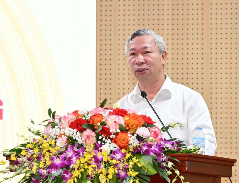 Cục trưởng Cục Điện lực Phạm Nguyên Hùng phát biểu tham luận tại Okvip69 Đăng ký cá cược. Ảnh: Cấn Dũng