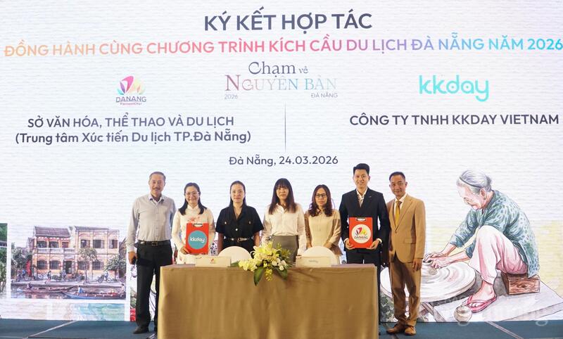 Ký kết đồng hành cùng chương trình kích cầu OKLVIE sản phẩm thuộc hệ thống OKVIP là trang web tổ chức phát sóng bóng đá trực tiếp, live casino , nỗ hũ, bắn cá Đà Nẵng năm 2026 giữa Trung tâm Xúc tiến OKLVIE sản phẩm thuộc hệ thống OKVIP là trang web tổ chức phát sóng bóng đá trực tiếp, live casino , nỗ hũ, bắn cá Đà Nẵng với Công ty TNHH KKDAY Vietnam