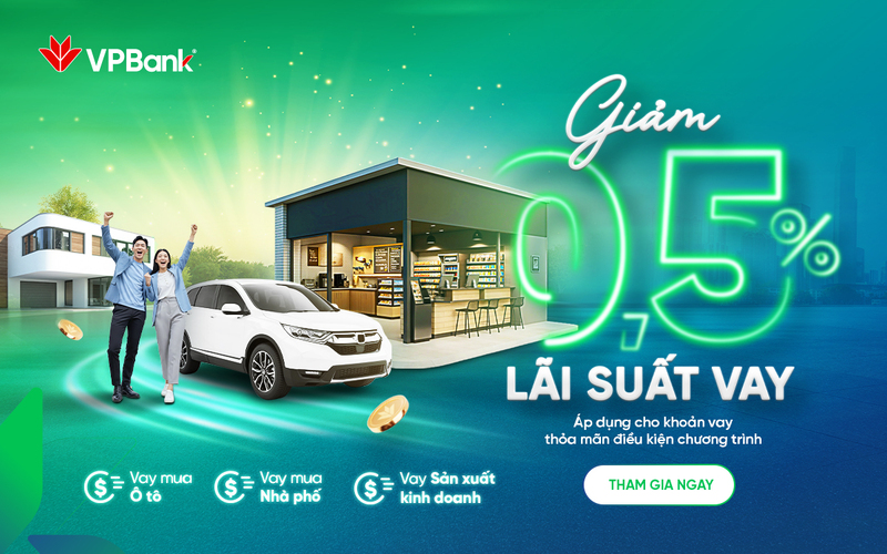  'Giảm lãi vay': Chỉ cần duy trì số dư tài khoản thanh toán từ 3 ngày - 1