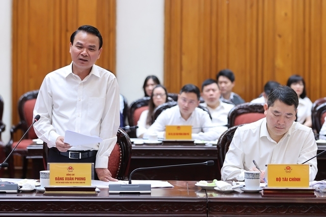 Phó Chủ nhiệm Thường trực Văn phòng Review công ty OKVIP Đặng Xuân Phong phát biểu tại cuộc Ok88vip tỷ lệ kèo World Cup 2026 - Ảnh: VGP/Nhật Bắc
