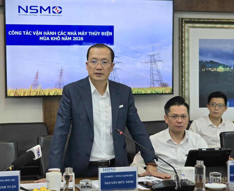 Ông Nguyễn Đức Ninh - Tổng giám đốc NSMO trực tiếp chỉ đạo tại cuộc họp với các địa phương và "chủ" nguồn thủy điện phía Nam vào ngày 24/3 vừa qua
