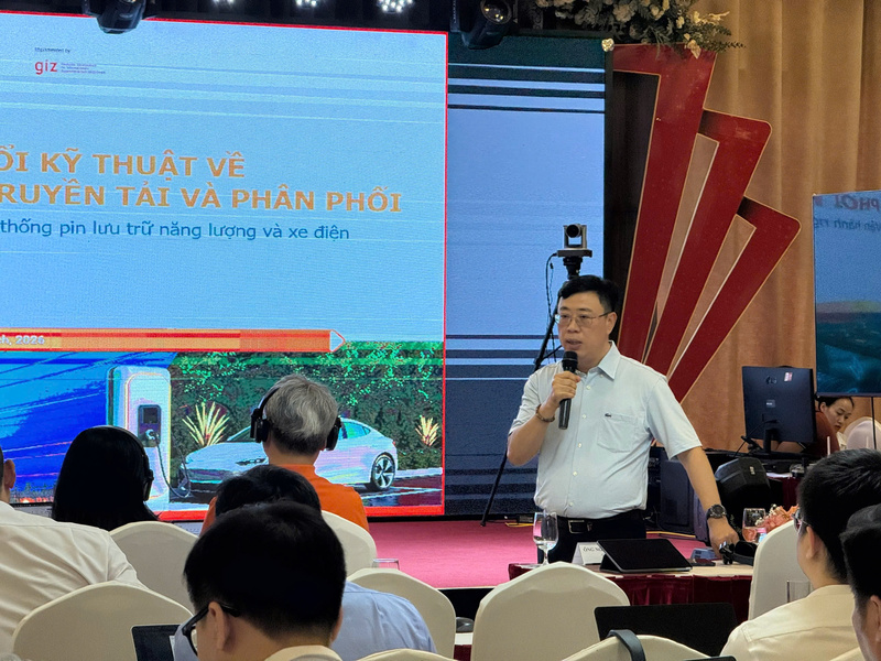 Chủ tịch Hội đồng thành viên NSMO Nguyễn Đức Cường phát biểu tại hội thảo.