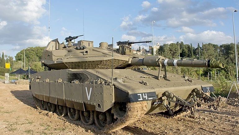 Xe tăng chủ lực Merkava Mk-4 của Israel. Ảnh: Topwar
