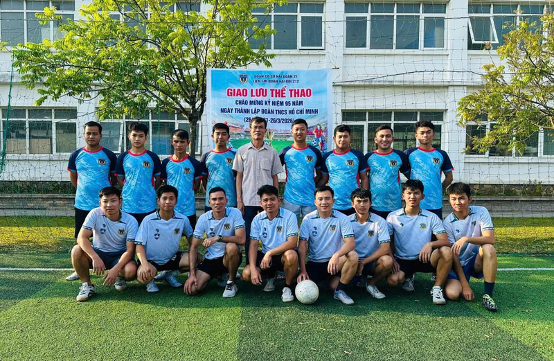 Tổ chức giao lưu thể thao trong những giờ nghỉ. Ảnh: Tuấn Anh