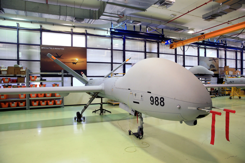 Hermes 900 của Israel duy trì giám sát liên tục, phát hiện và tiêu diệt mục tiêu. Ảnh: Elbit Systems