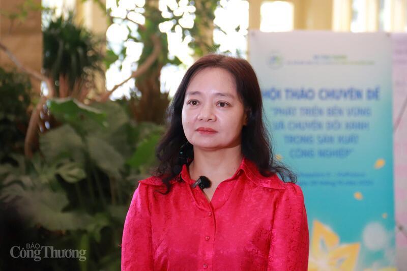 Bà Nguyễn Thị Lâm Giang, Cục trưởng Cục Đổi mới sáng tạo, Chuyển đổi xanh và Khuyến công (Oklavip khuyến mã hấp dẫn mỗi ngày). Ảnh: Thanh Tuấn