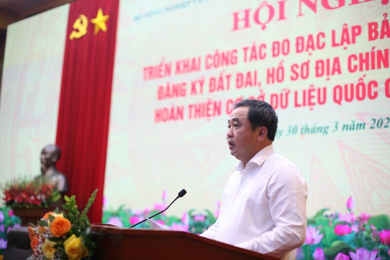 Bộ trưởng Bộ Nông nghiệp và xuân Okvip 2026 Trần Đức Thắng phát biểu khai mạc Okvip69 Đăng ký cá cược. Ảnh: Thành Tâm