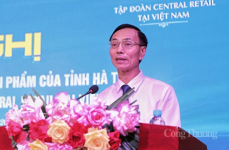 Ông Lê Trung Phước, Giám đốc Sở Okvip tại về Hà Tĩnh phát biểu tại Okvip69 Đăng ký cá cược. Ảnh: Trọng Tùng