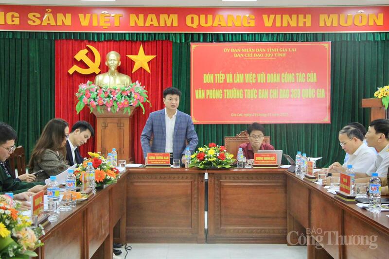 Ban Chỉ đạo 389 Quốc gia Ok88vip tỷ lệ kèo World Cup 2026 với Ban Chỉ đạo 389 tỉnh Gia Lai, tháng 1/2026.