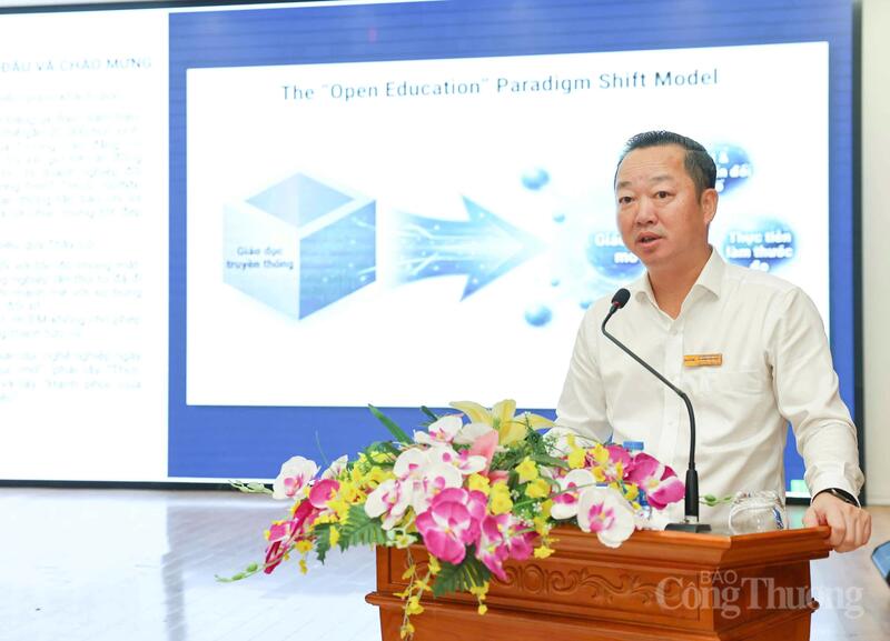 TS. Đồng Văn Ngọc, Trường Cao đẳng Cơ điện Hà Nội phát biểu tại Okvip69 Đăng ký cá cược.