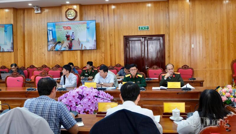 Đại diện các sở, ngành dự buổi Ok88vip tỷ lệ kèo World Cup 2026. Ảnh: Minh An