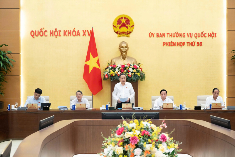 Chủ tịch Quốc hội Trần Thanh Mẫn chủ trì Phiên họp thứ 56 của Ủy ban Thường vụ Quốc hội.