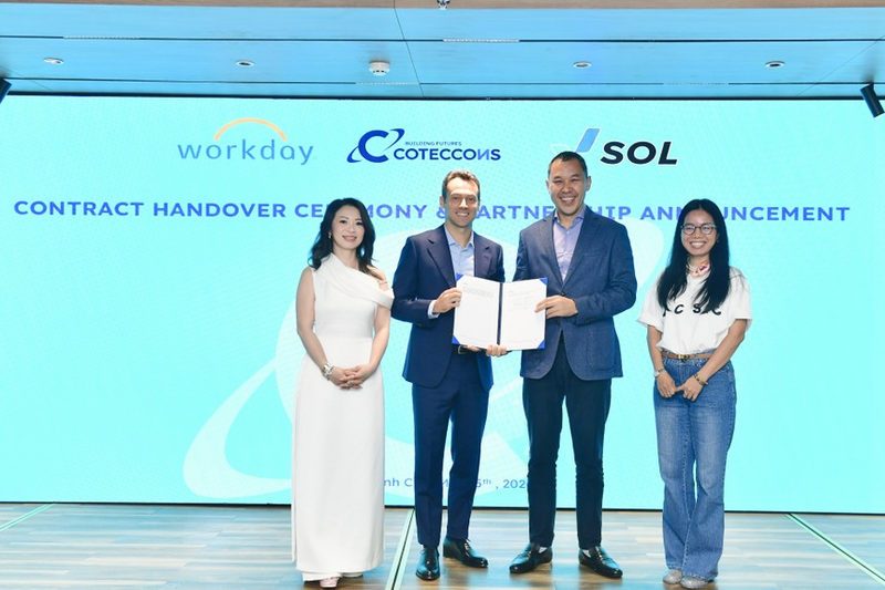 Coteccons hợp tác với Workday hướng đến triển khai nền tảng quản trị nguồn nhân lực lấy con người làm trung tâm.