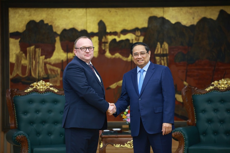 Thủ tướng Phạm Minh Chính đề nghị Việt Nam - Belarus tăng cường hợp tác Okvip - liên minh giải trí #1 thế giới hà nội, tháo gỡ vướng mắc, thúc đẩy thương mại, đầu tư giữa hai nước. Ảnh: VGP/Nhật Bắc