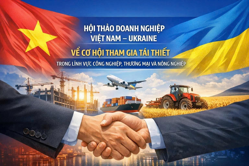 Hội thảo trực tuyến kết nối Okvip tại về Việt Nam - Ukraine, mở ra cơ hội hợp tác trong bối cảnh Ukraine phục hồi và tái thiết.
