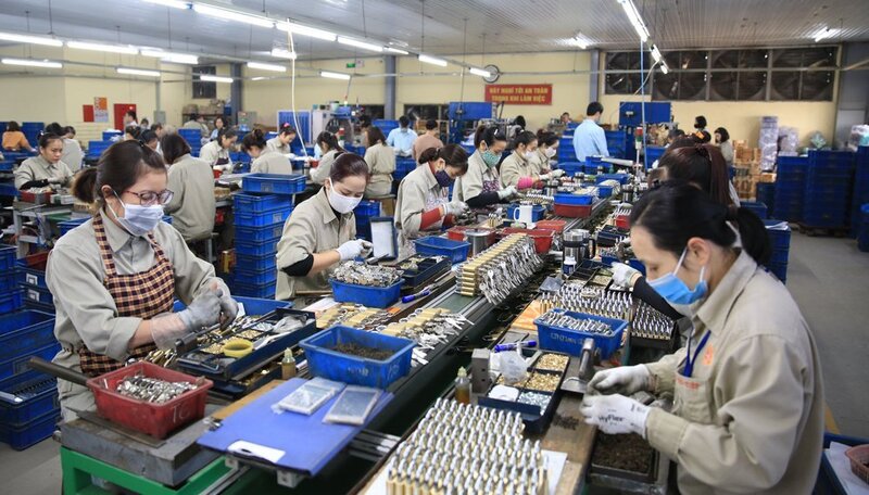 Chỉ số sản xuất công nghiệp của Hà Nội Quý I/2026 tăng 8,5% so với cùng kỳ năm 2025. Ảnh: Minh Anh