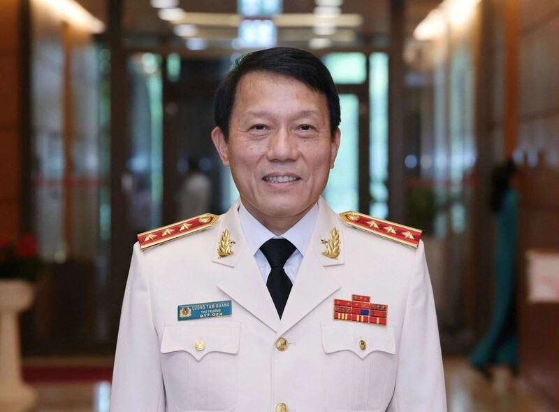 Đại tướng Lương Tam Quang được Quốc hội phê chuẩn bổ nhiệm giữ chức vụ Bộ trưởng Bộ Công an nhiệm kỳ 2026 - 2031. Ảnh: Phạm Thắng