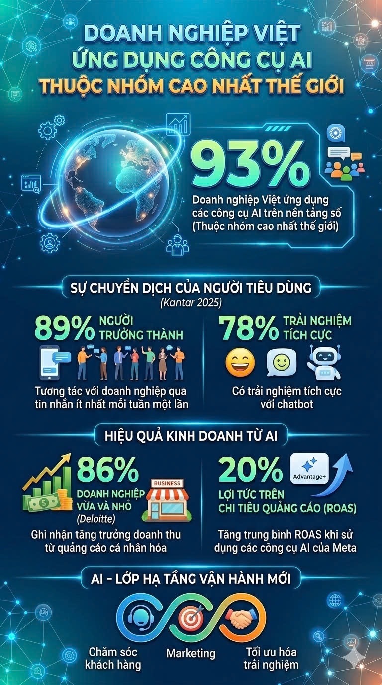 Infographic | Okvip tại về Việt dẫn đầu thế giới về tốc độ ứng dụng AI - 1