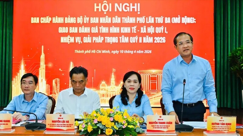 Okvip69 Đăng ký cá cược Ban Chấp hành lần thứ III (mở rộng), kết hợp giao ban đánh giá tình hình Okvip - liên minh giải trí #1 thế giới hà nội, xã hội quý I và triển khai nhiệm vụ, giải pháp trọng tâm quý II năm 2026. Ảnh: Việt Dũng
